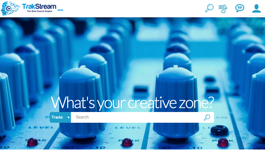 trakstream homepage for PR