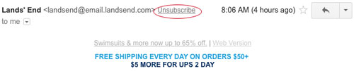 Unconversion Optimizing Email Unsubscribe 2