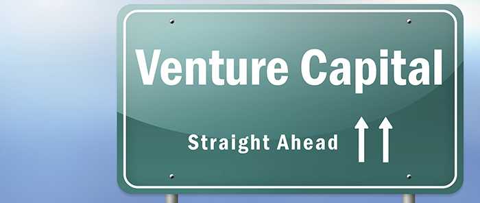 Highway Signpost with Venture Capital wording