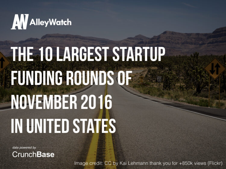 These are the 10 US Startups That Raised the Most Amount of Capital in November