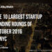 These are the 10 NYC Startups That Raised the Most Amount of Capital in October