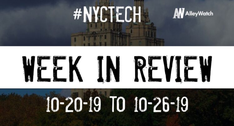 #NYCtech Week in Review: 10/20/19-10/26/19