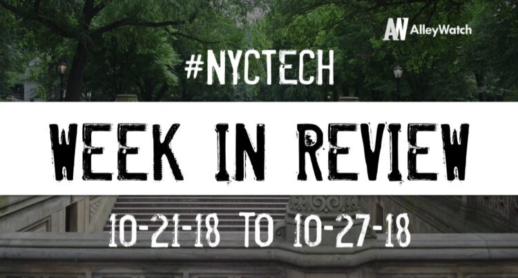 #NYCtech Week in Review: 10/21/18-10/27/18