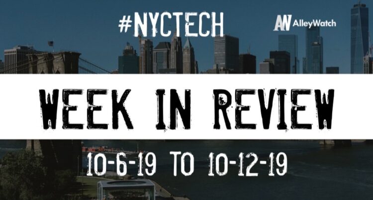 #NYCtech Week in Review: 10/6/19-10/12/19