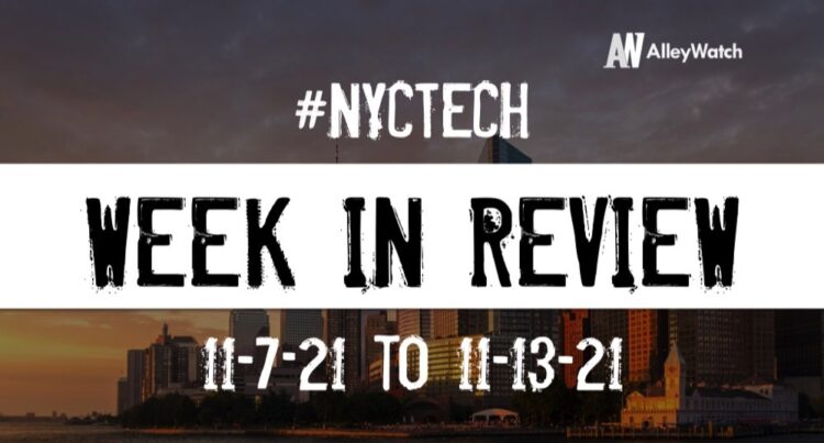 #NYCtech Week in Review: 11/7/21 – 11/13/21