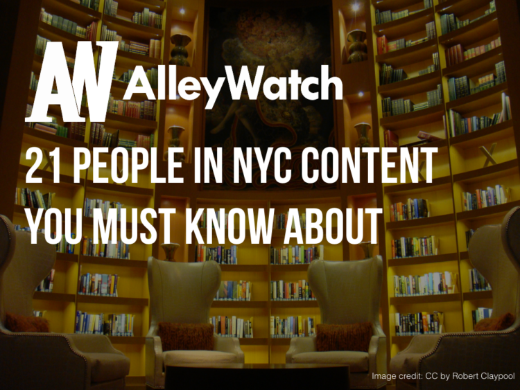 21 People in NYC Content You Must Know About