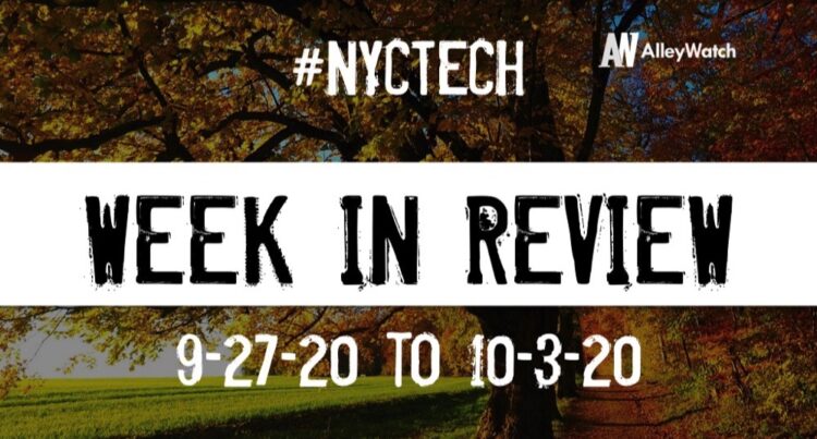#NYCtech Week in Review: 9/27/20-10/2/20