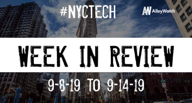 #NYCtech Week in Review: 9/8/19-9/14/19