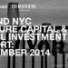 The November 2014 NYC and US Venture Capital and Early Stage Funding Report
