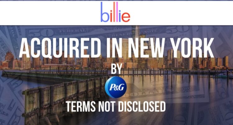 Billie Acquired by P&G to Better Serve Women’s Grooming Needs