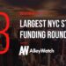 These are the 13 Largest NYC Startup Funding Rounds for December 2018