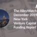 The AlleyWatch December 2019 New York Venture Capital Funding Report