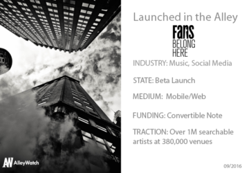 NYC Startup FANS Gives Music Fans an Outlet