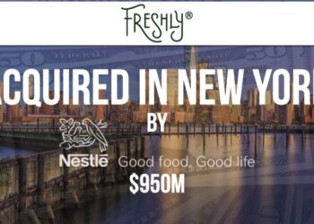 Nestle Acquires Meal Delivery Service Freshly for $950M