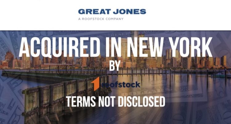 Great Jones Acquired by Roofstock