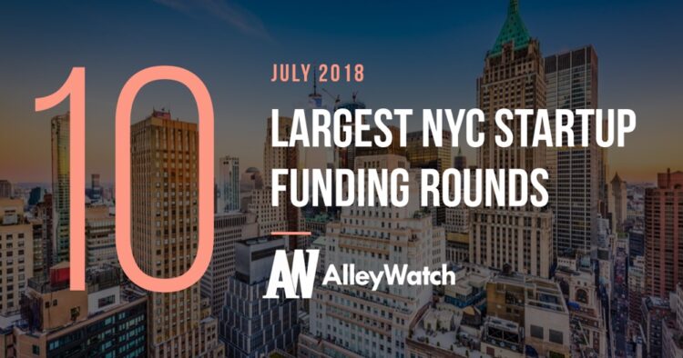 These 10 NYC Startups Raised the Most Capital in July 2018