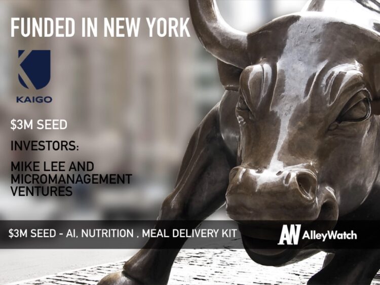 KAIGO Raises $3M for its Medically Driven End-to-End Nutrition Solution