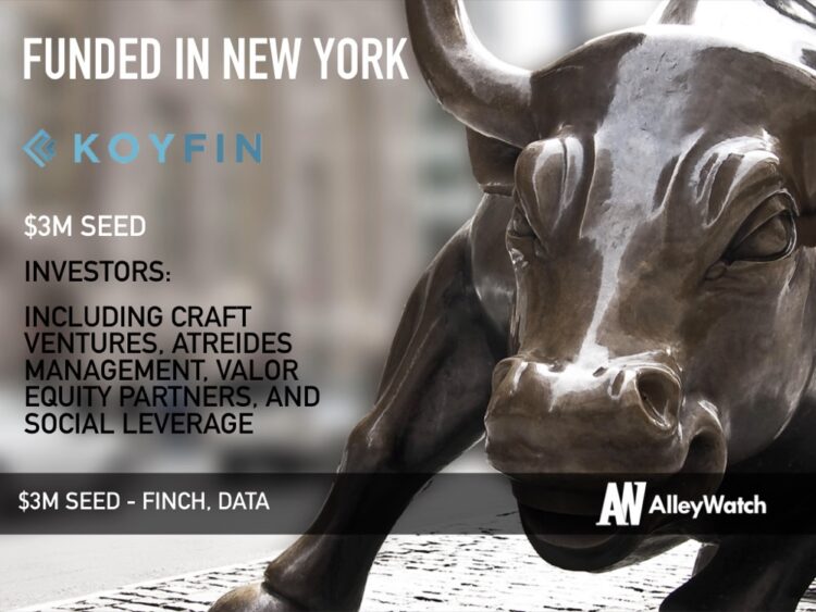 Koyfin Raises $3M to In-Depth Market Data and Analytics to Financial Professionals