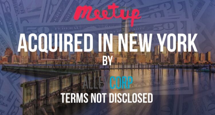 Meetup Divested by WeWork For a Fraction of What it Paid