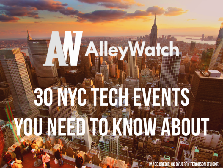 30 NYC Tech and Startup Events You Need to Know About