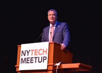 Even the Mayor of NYC Presented at the September New York Tech Meetup