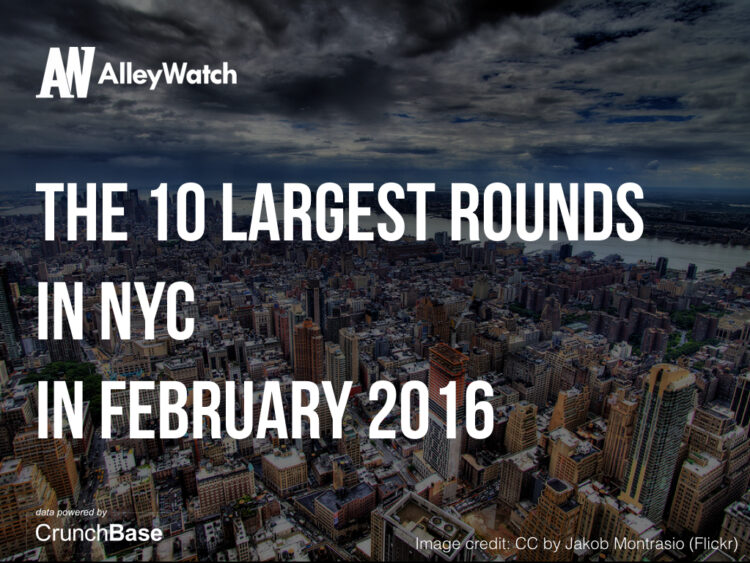 These are the 10 NYC Startups That Raised the Most Amount of Capital in February