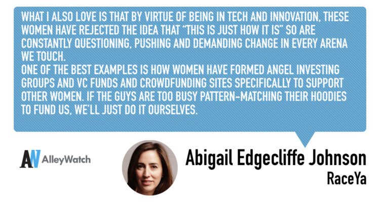 Women in NYC Tech: Abigail Edgecliffe-Johnson of RaceYa