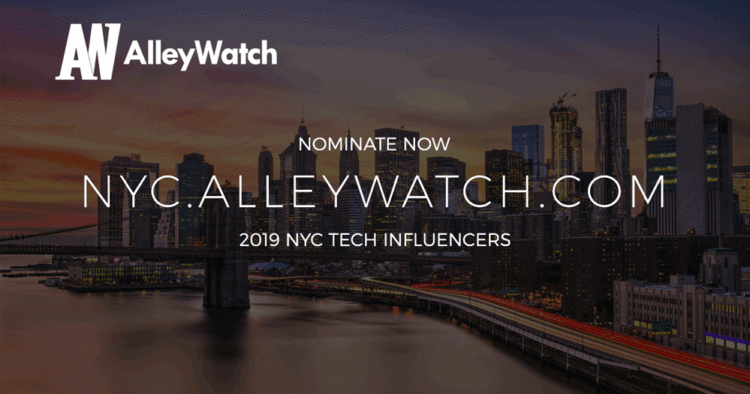Nominations Open for AlleyWatch’s 2019 NYC Tech Influencers List