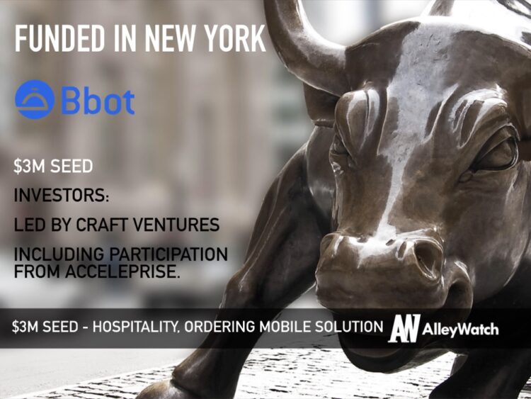 Bbot Raises $3M to Enable Restaurants to Offer Contactless Ordering and Payment Options Seamlessly