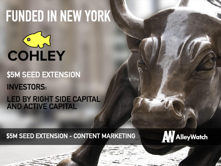 Cohley Raises Another $5M for its Content Generation Marketplace and Measurement Platform