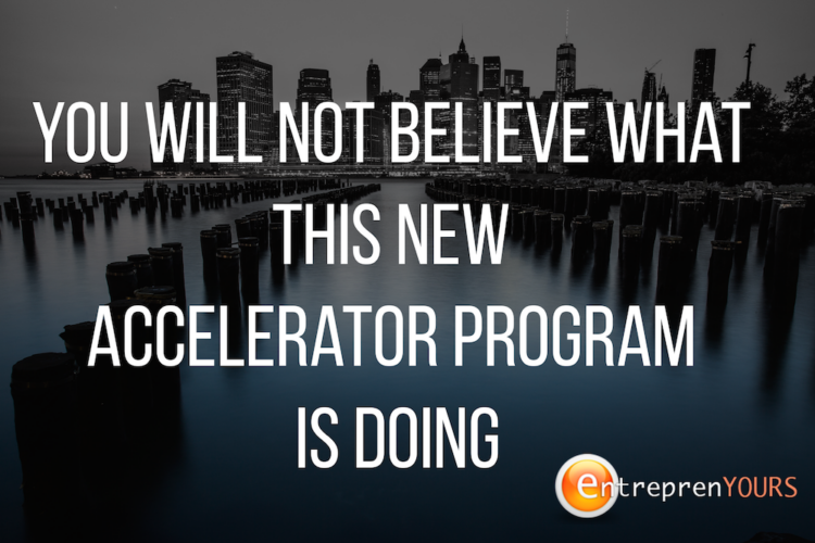 You Will Not Believe What This New Accelerator is Doing