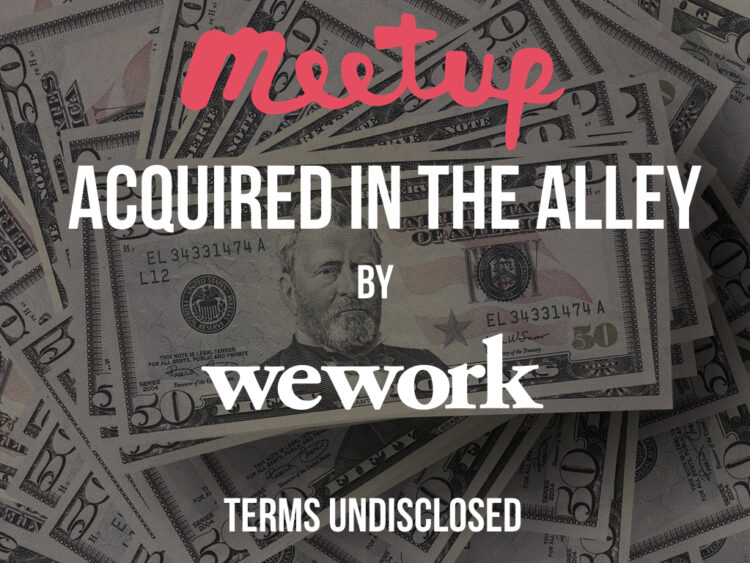Meetup Acquired by WeWork