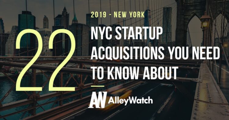 22 NYC Startup Acquisitions From 2019 You Need to Know About
