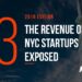 The Revenues of 33 NYC Startups EXPOSED: 2019 Edition