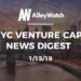 The NYC Venture Capital News Digest: 1/15/19