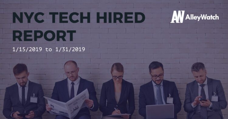 NYC Tech Hired: 2/1/19