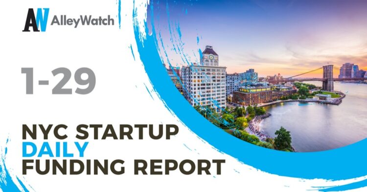 The AlleyWatch Startup Daily Funding Report: 1/29/2020