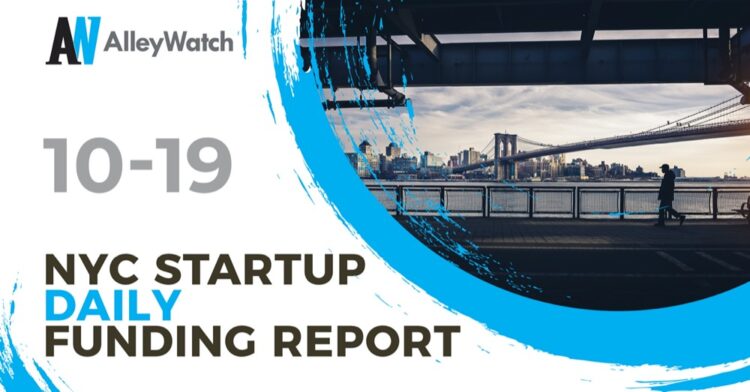 The AlleyWatch Startup Daily Funding Report: 10/19/2020