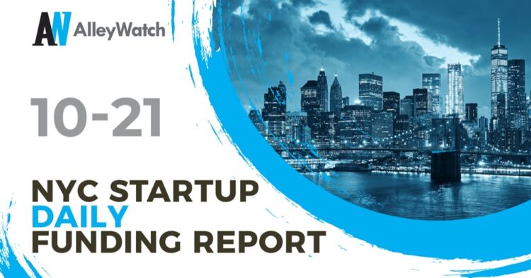 The AlleyWatch Startup Daily Funding Report: 10/21/2020