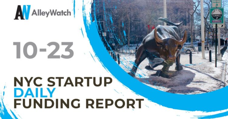 The AlleyWatch Startup Daily Funding Report: 10/23/2019