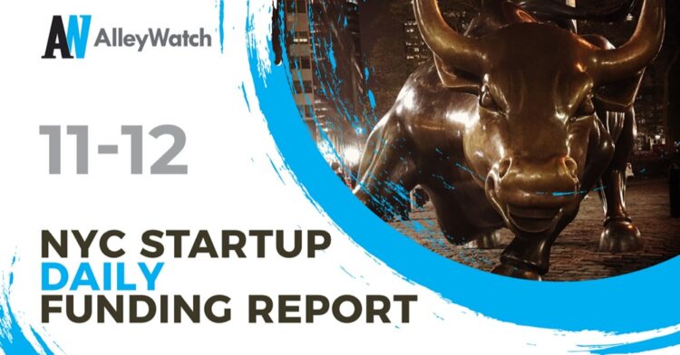 The AlleyWatch Startup Daily Funding Report: 11/12/2020
