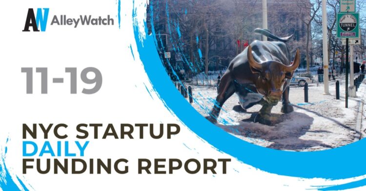 The AlleyWatch Startup Daily Funding Report: 11/19/2020