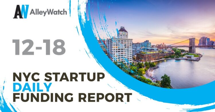The AlleyWatch Startup Daily Funding Report: 12/18/2020
