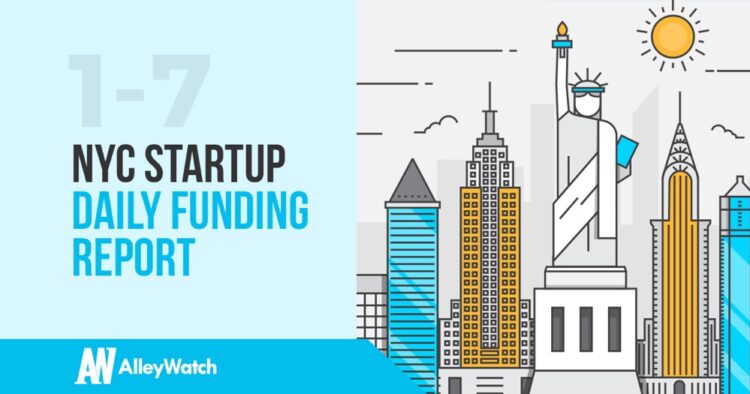 The AlleyWatch NYC Startup Daily Funding Report: 1/7/19