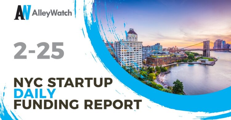 The AlleyWatch Startup Daily Funding Report: 2/25/2020