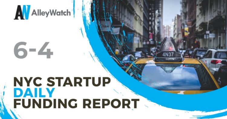 The AlleyWatch Startup Daily Funding Report: 6/4/2020