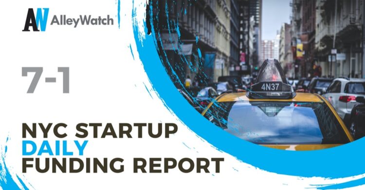 The AlleyWatch Startup Daily Funding Report: 7/1/2020