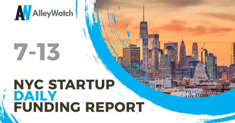 The AlleyWatch Startup Daily Funding Report: 7/13/2020