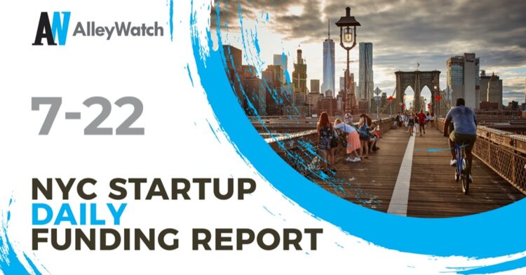 The AlleyWatch Startup Daily Funding Report: 7/22/2020