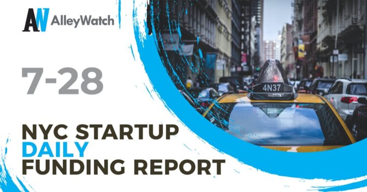 The AlleyWatch Startup Daily Funding Report: 7/28/2022